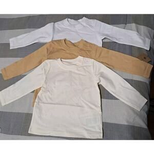 Amazon Aware Baby Cotton Jersey Long Sleeve T-Shirt Pack‎ Of 3 (12 M)